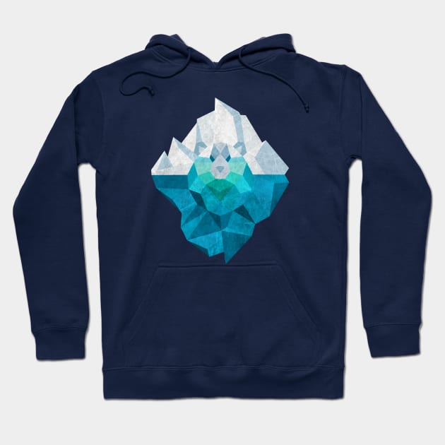 Iceberg The IceBEARg A polar ice bear in an iceberg Hoodie by PawkyBear